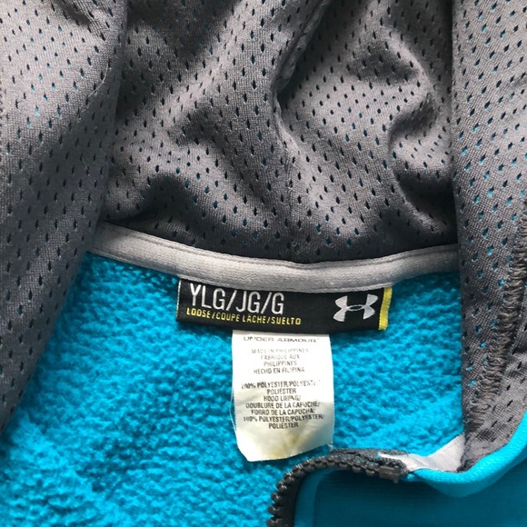 Girls Under Armour Zip Up Hoodie - Picture 2 of 4